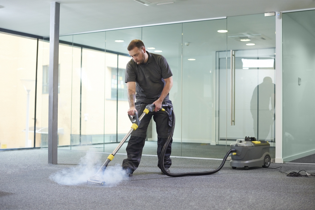 Cleaning The Carpet